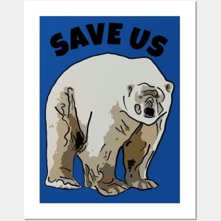 Save the Polar Bears Posters and Art